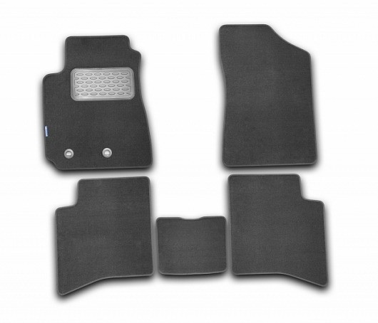 

Коврики в салон Autofamily для VW Touareg 2002-2010 текстиль черные 5 шт.