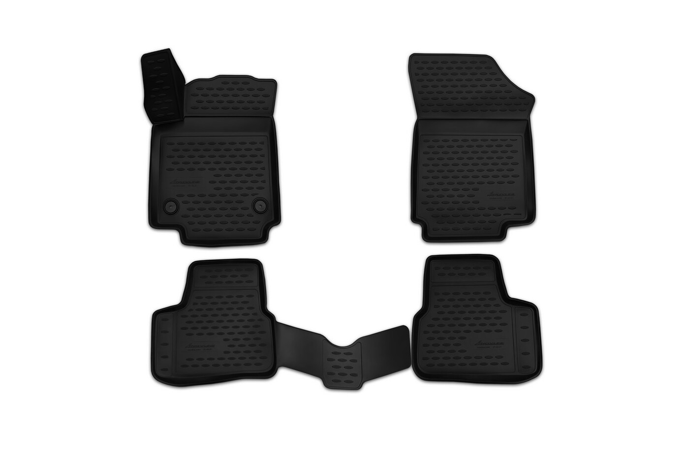 

Коврики 3D в салон VW Up, 2011 > полиуретан черные 4 шт.