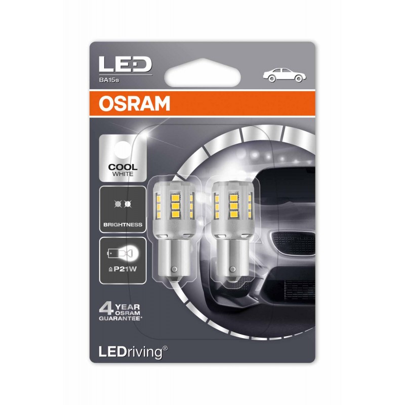 

Светодиодная лампа OSRAM LEDriving - Standard P21W 12V 2,5W 6000К белая