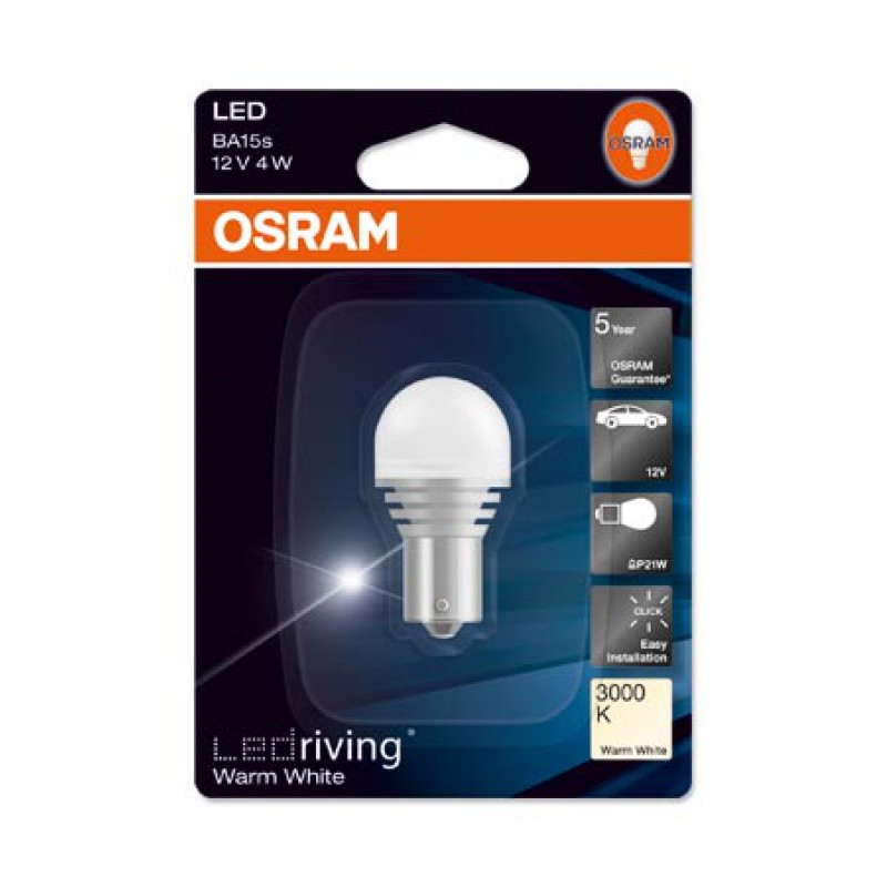 

Светодиодная лампа OSRAM LEDriving – Premium P21W 12V 4W 3000К белая