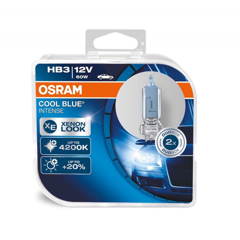 

Галогенная лампа OSRAM COOL BLUE INTENSE HB3 12V 60W 4200К