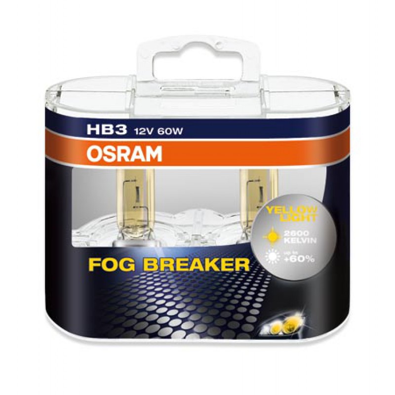 

Галогенная лампа OSRAM FOG BREAKER HB3 12V 60W 2600К