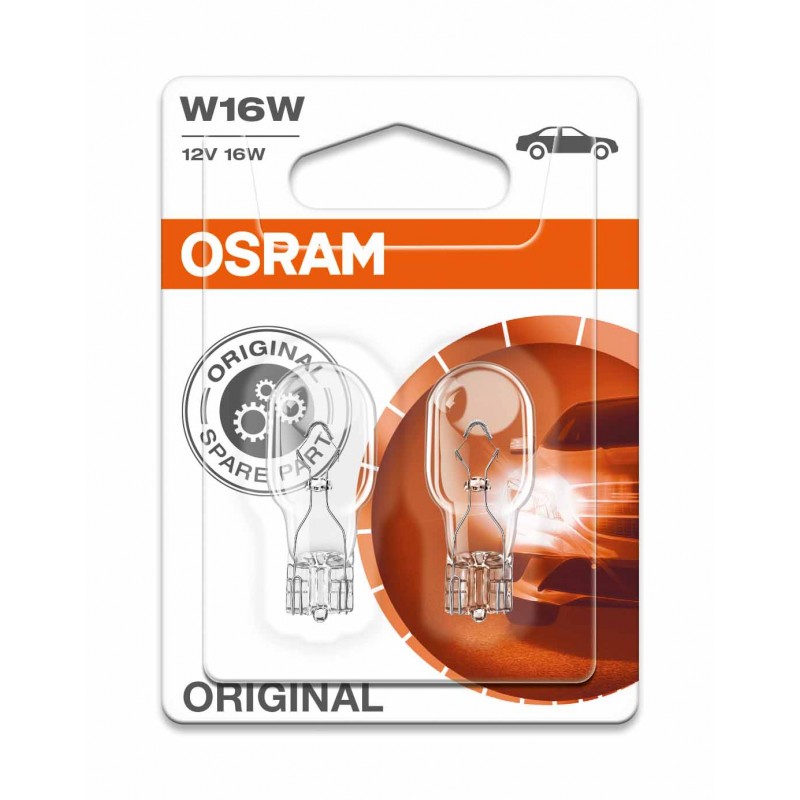 

Лампа накаливания OSRAM ORIGINAL LINE W16W 12V 16W белая