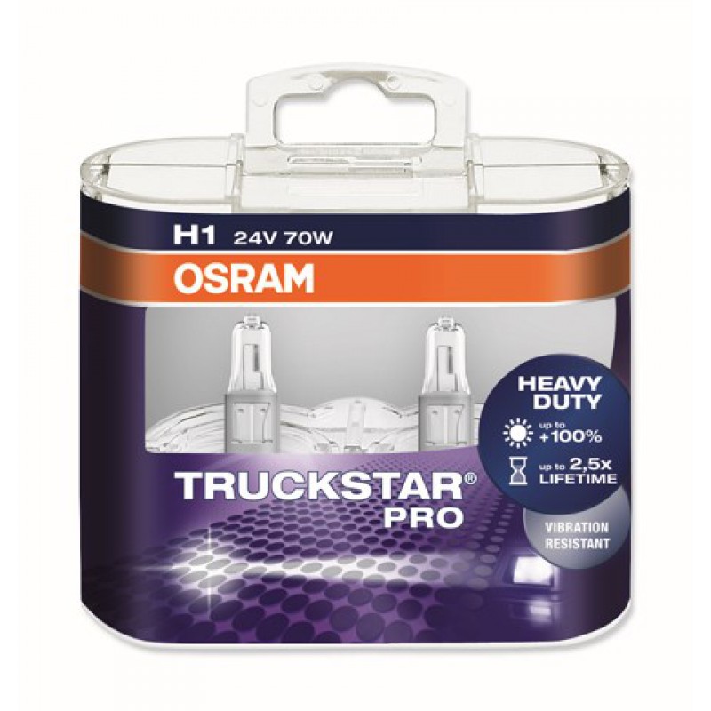 

Галогенная лампа OSRAM TRUCKSTAR PRO H1 12V 70W 3200K