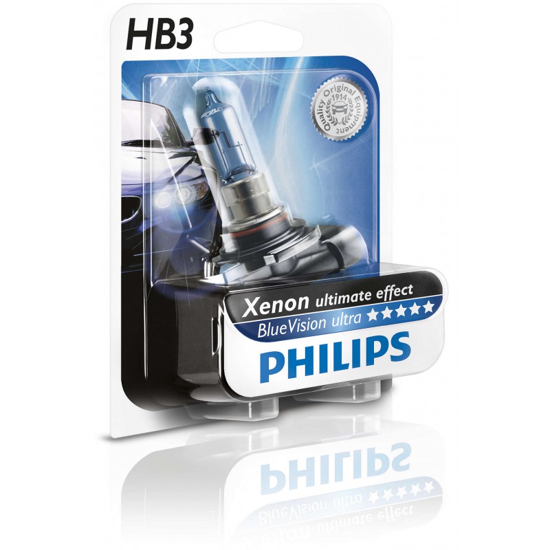 

Галогенная лампа Philips BlueVision Ultra HB3 12V 65W 4000К