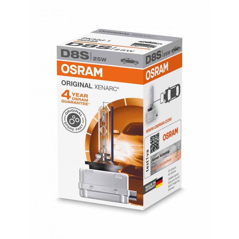 

Ксеноновая лампа OSRAM XENARC ORIGINAL D8S 25W 4150K