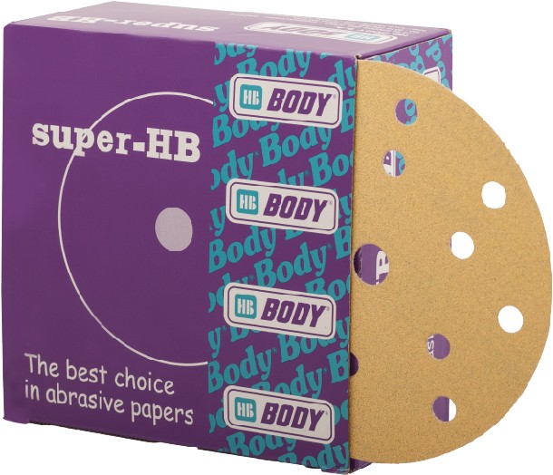 

Круг BODY VELCRO сухой 150мм 9отверстий P40