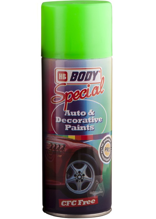 

Аэрозольная краска Body флуор 313 зеленая 0,4л