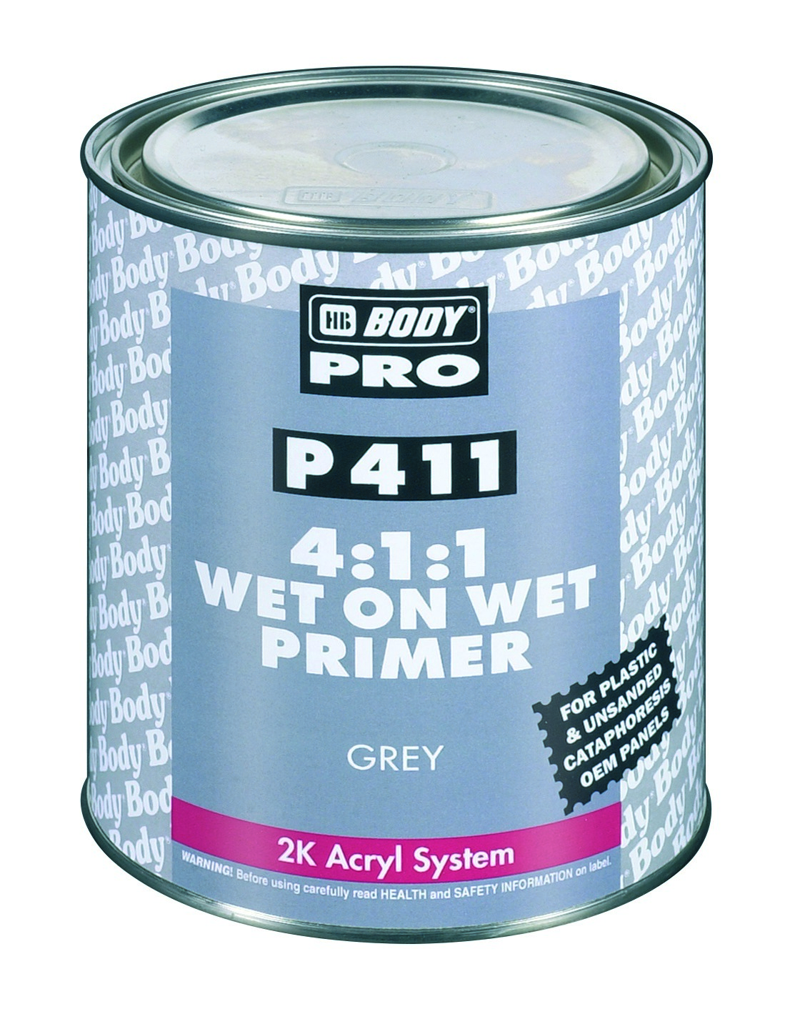 

Грунт Body P411 WET ON WET PROLINE белый 1л