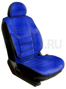 

Чехлы Почин Трио Lada Largus Флок синие, Трио