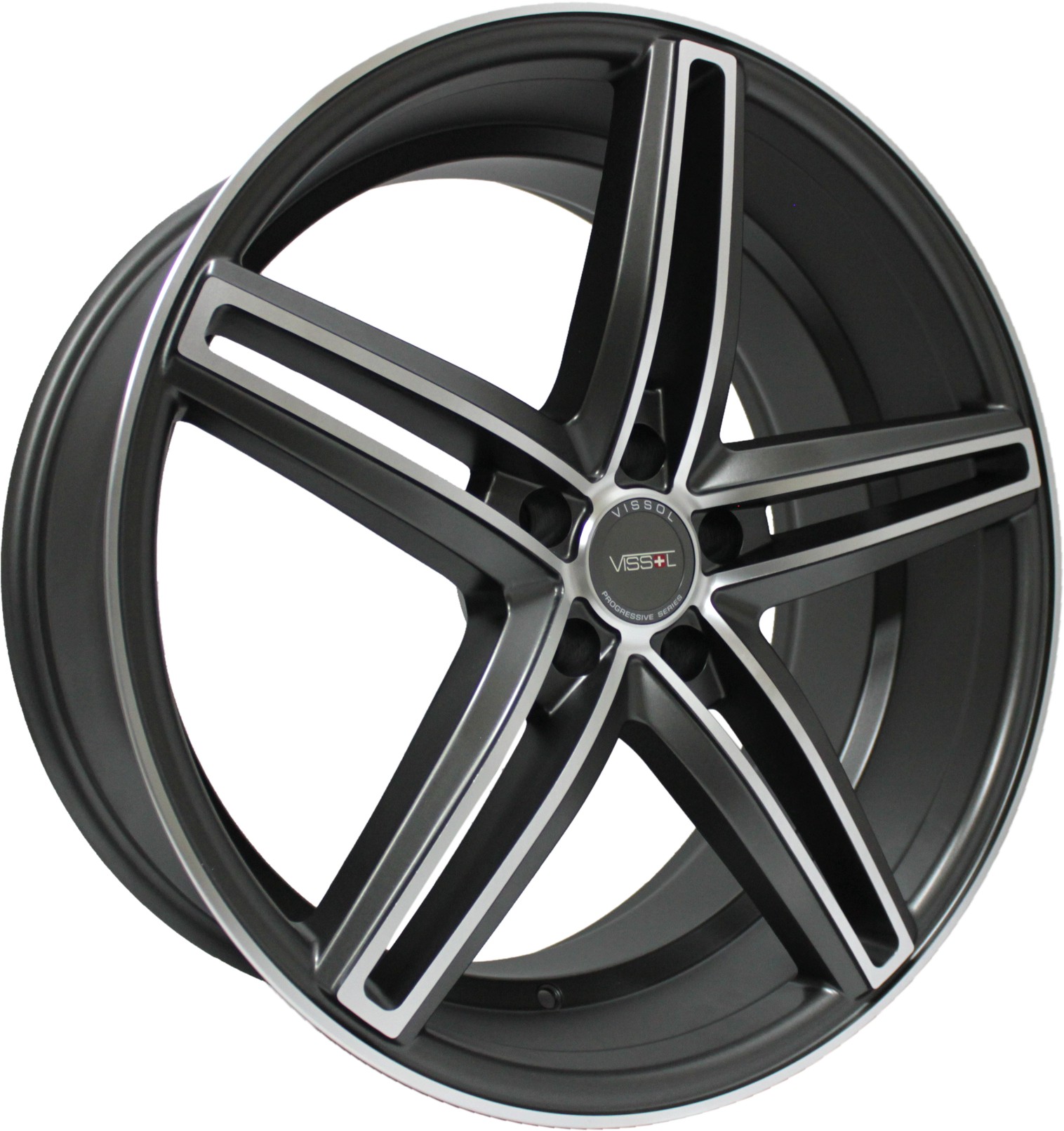 

Литые диски VISSOL V-015 9х20/5х112 D66.6 ET32 matte-graphite-machined, V-015