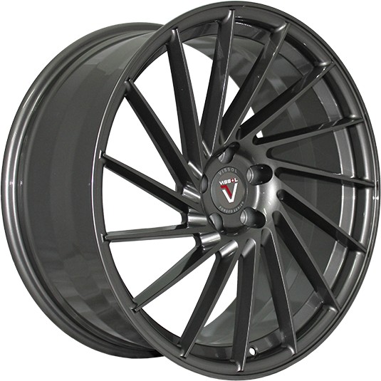 

Кованые диски VISSOL F-305R 10.5х22/5х114.3 D73.1 ET42 gloss-graphite, F-305R
