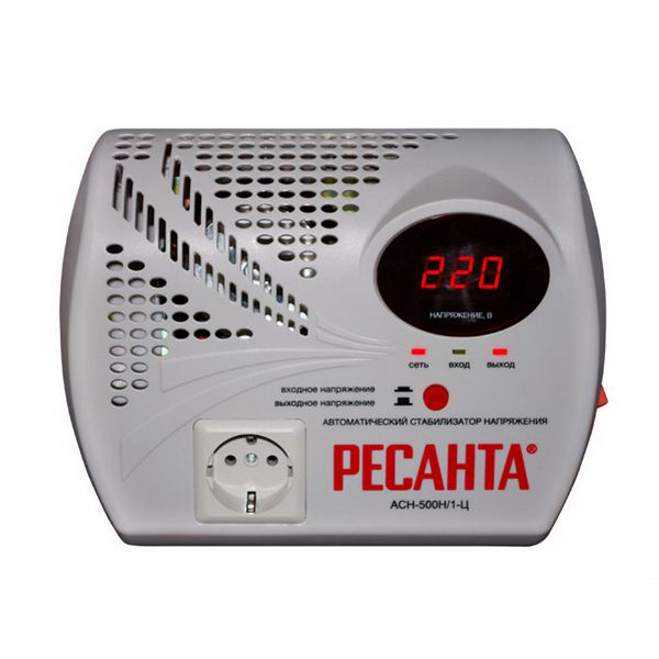 

Стабилизатор Ресанта АСН-500 Н/1-Ц
