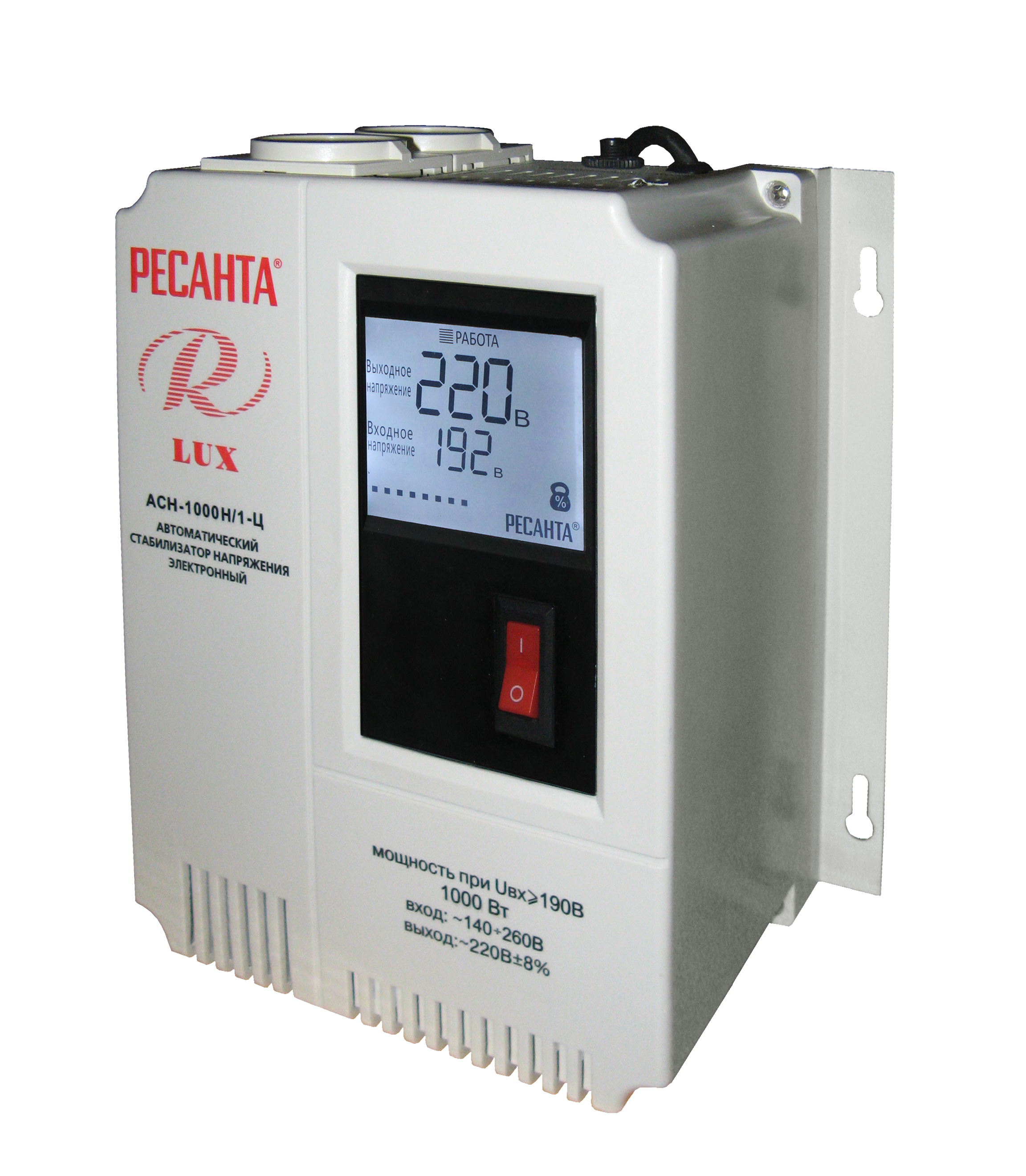 

Стабилизатор Ресанта АСН-1 000 Н/1-Ц Lux