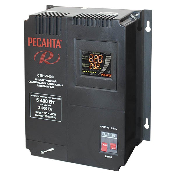

Стабилизатор Ресанта СПН-5400