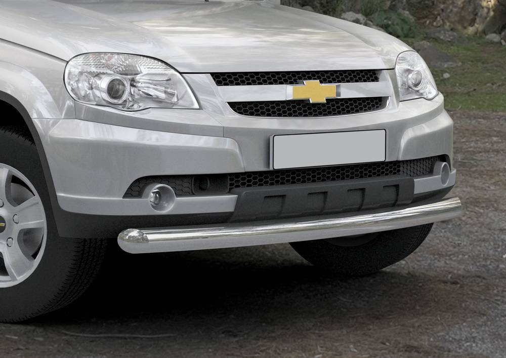 

Защита переднего бампера Rival для Chevrolet Niva 2009-г.