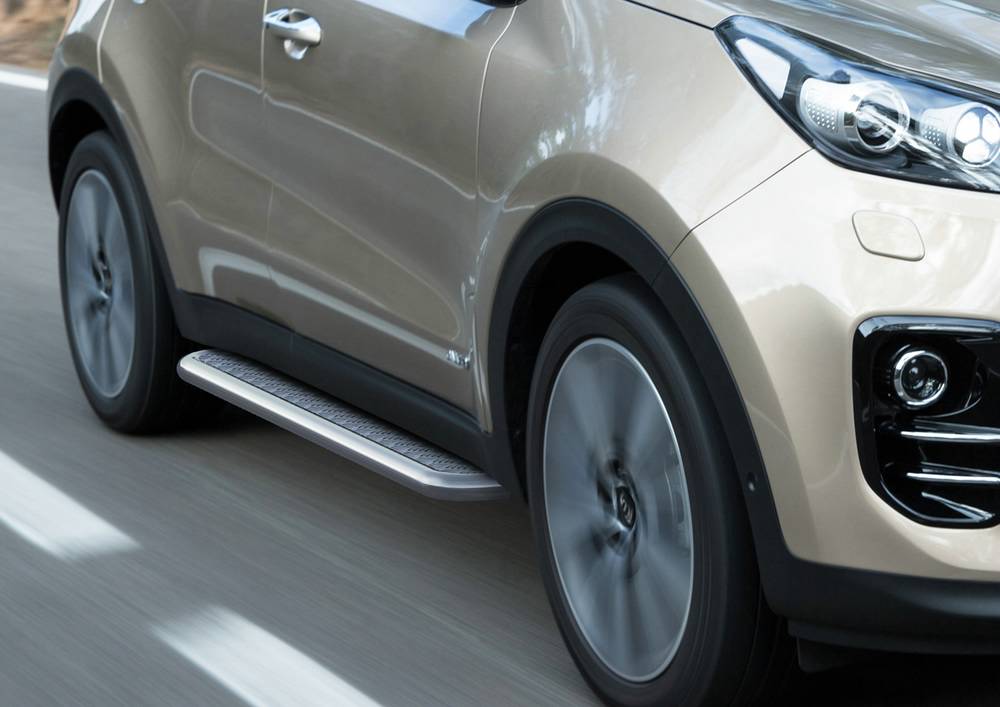 

Пороги с листом Rival для Hyundai Tucson 2015-г, Kia Sportage 2015-г.