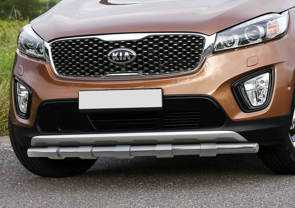 

Защита переднего бампера Rival для Kia Sorento Prime 2015-г.