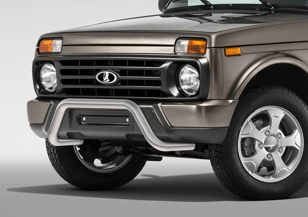 

Защита переднего бампера Rival для Lada 4х4 Urban 3d 2014-г.