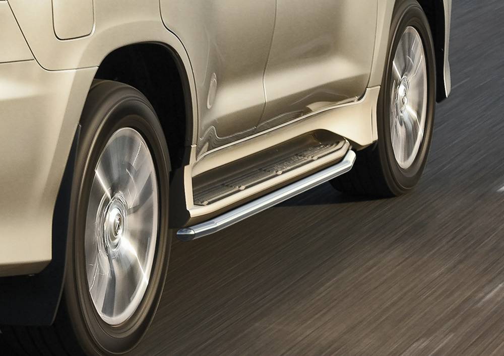 

Защита штатного порога Rival для Lexus LX 2015-г.