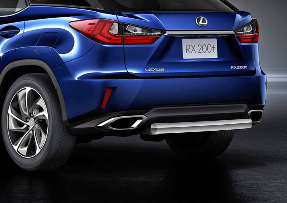 

Защита заднего бампера Rival для Lexus RX, кроме 450h 2015-г.