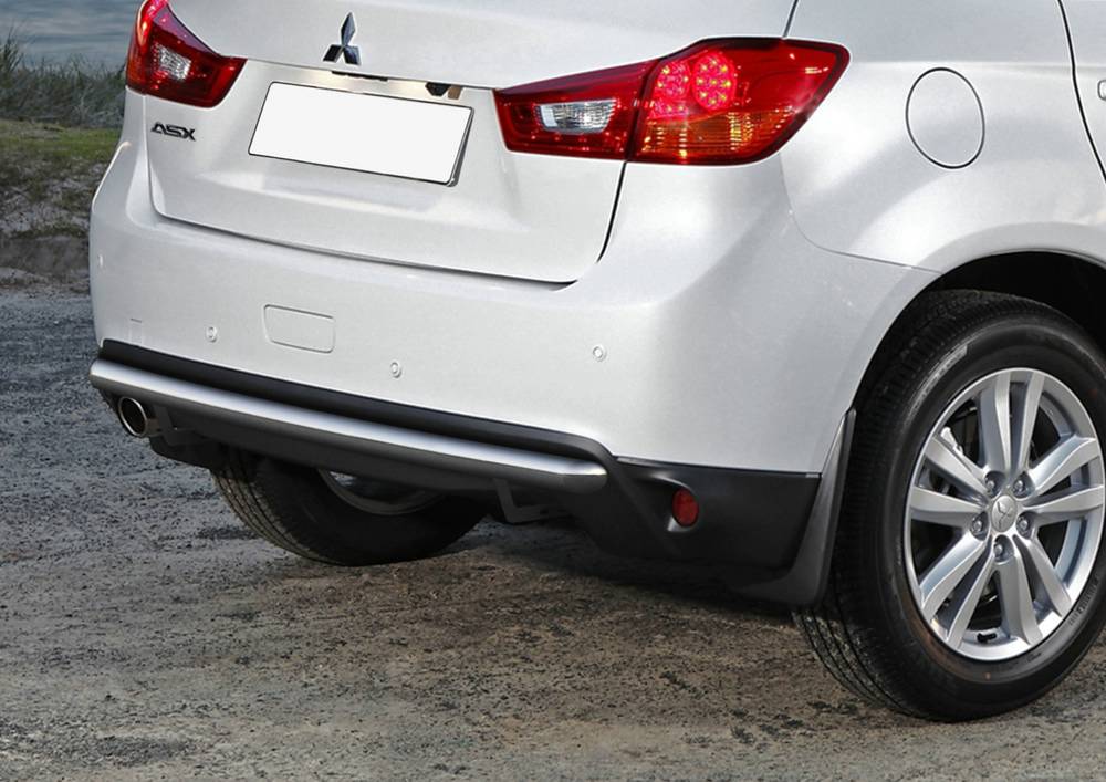 

Защита заднего бампера Rival для Mitsubishi ASX 2010-2013-2015г.