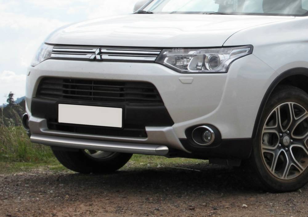 

Защита переднего бампера Rival для Mitsubishi Outlander 2014-2015г.