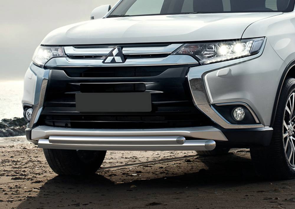 

Защита переднего бампера Rival для Mitsubishi Outlander 2015-г.