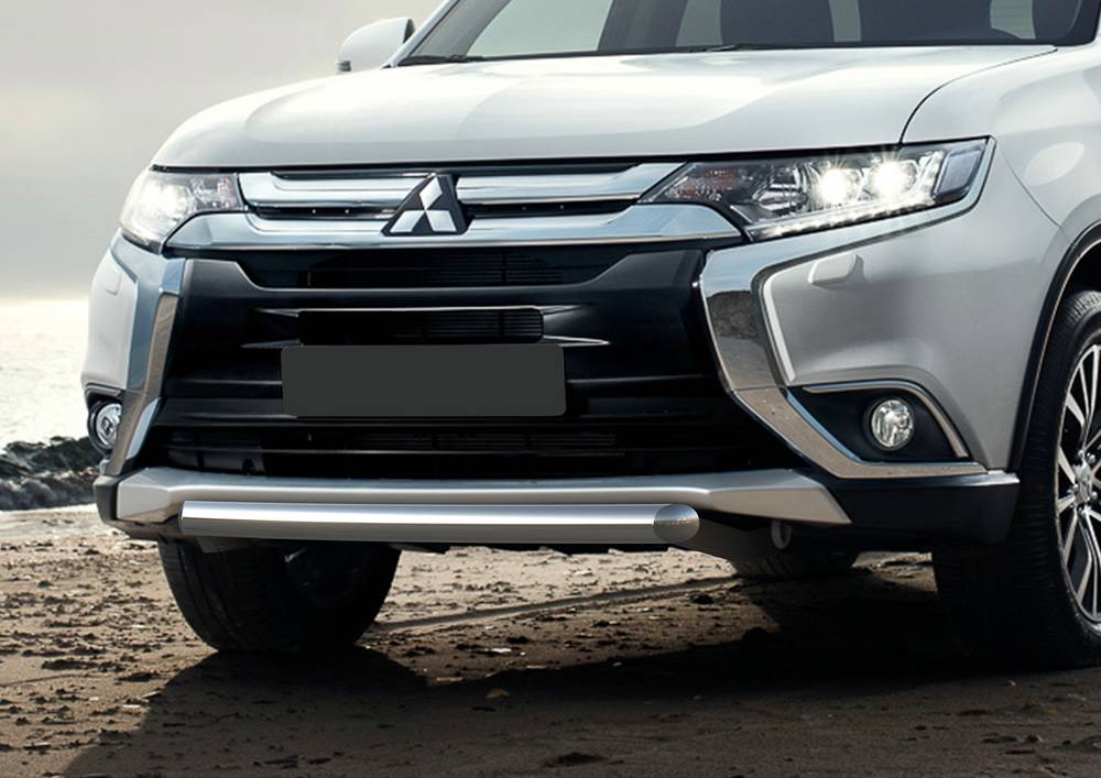 

Защита переднего бампера Rival для Mitsubishi Outlander 2015-г.