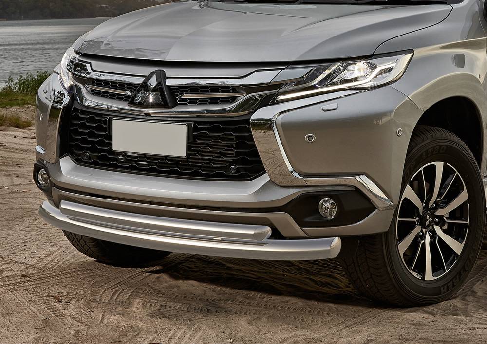 

Защита переднего бампера Rival для Mitsubishi Pajero Sport 2016-г.