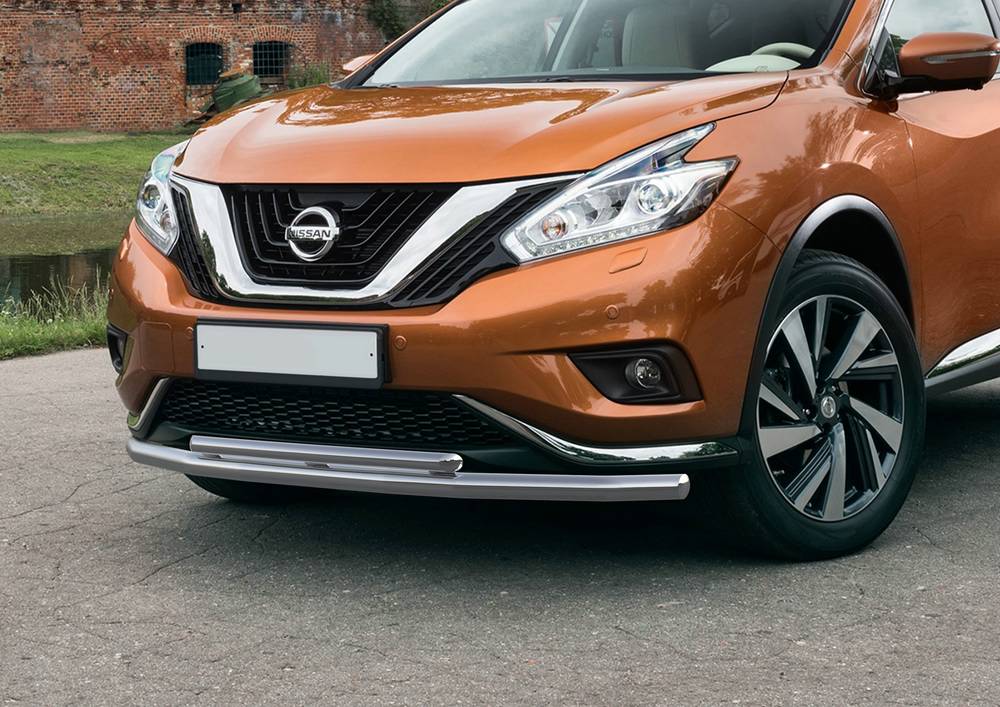

Защита переднего бампера Rival для Nissan Murano 2016-г.