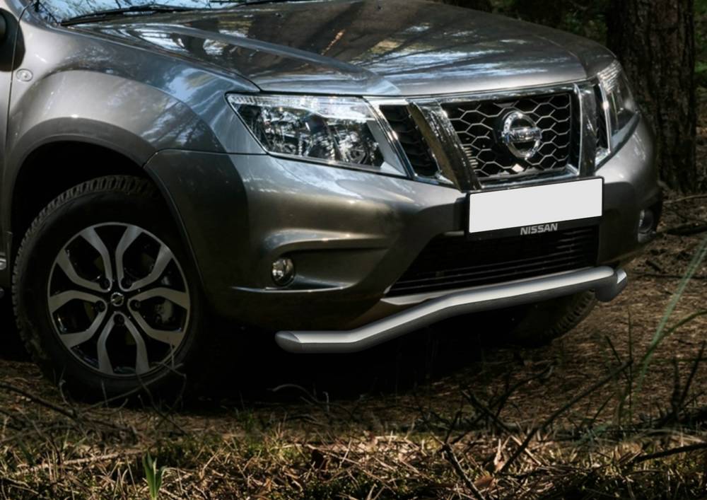 

Защита переднего бампера Rival для Nissan Terrano 2014-г.
