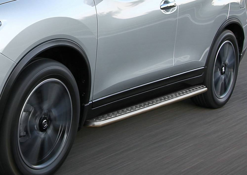 

Пороги с листом Rival для Nissan X-Trail 2015-г.
