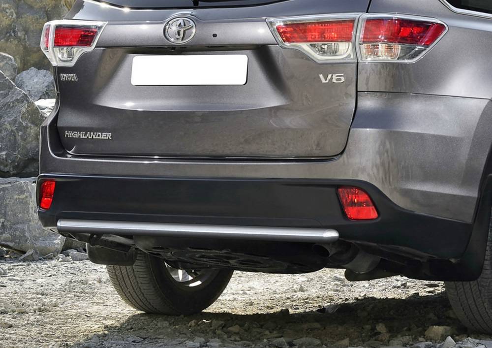 

Защита заднего бампера Rival для Toyota Highlander 2014-2017г.