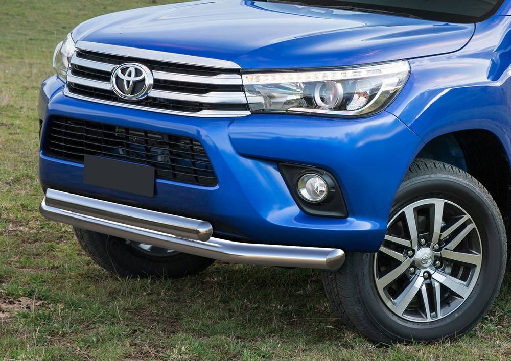 

Защита переднего бампера Rival для Toyota Hilux 2015-г.