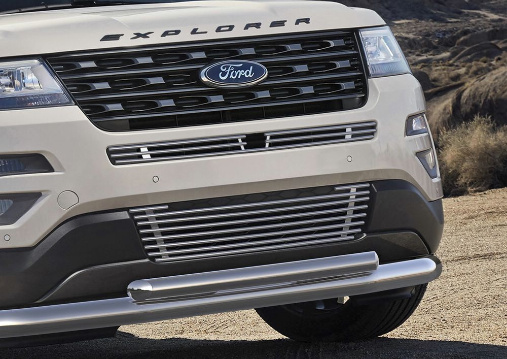 

Решетка бампера верхняя Rival для Ford Explorer 2015-г.