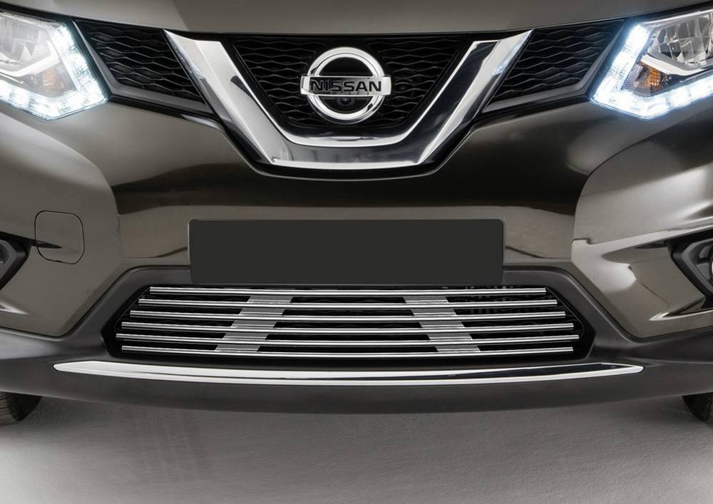 

Решетка бампера Rival для Nissan X-trail 2015-г.