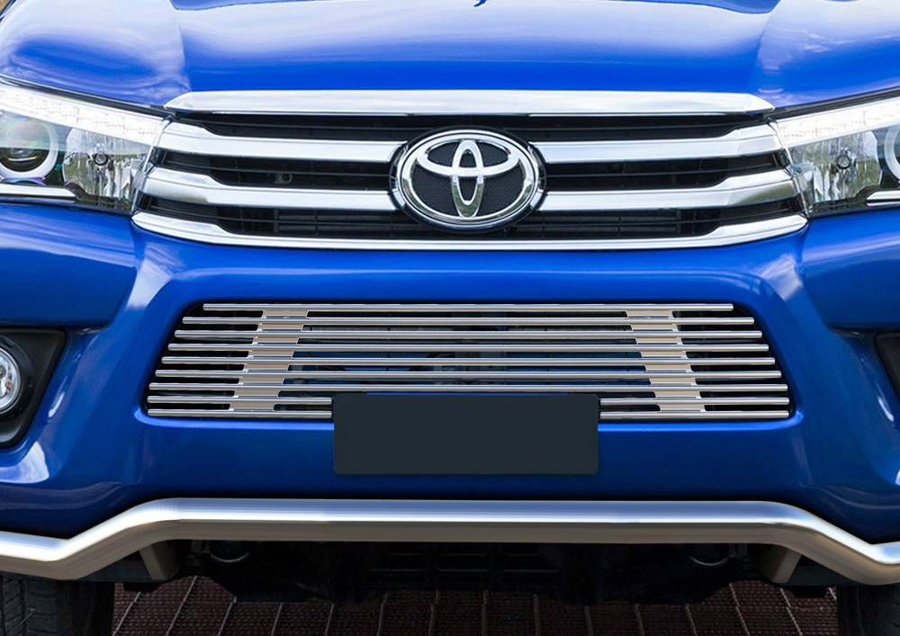 

Решетка бампера Rival для Toyota Hilux 2015-г.