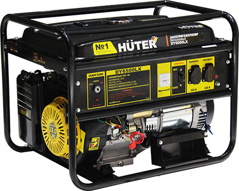 

Электрогенератор Huter DY6500LX-электростартер