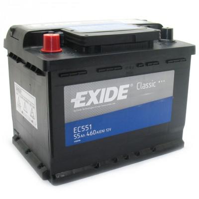 

Аккумулятор Exide Classic 55Ah/460 лев+/прямая 246*175*190, Classic