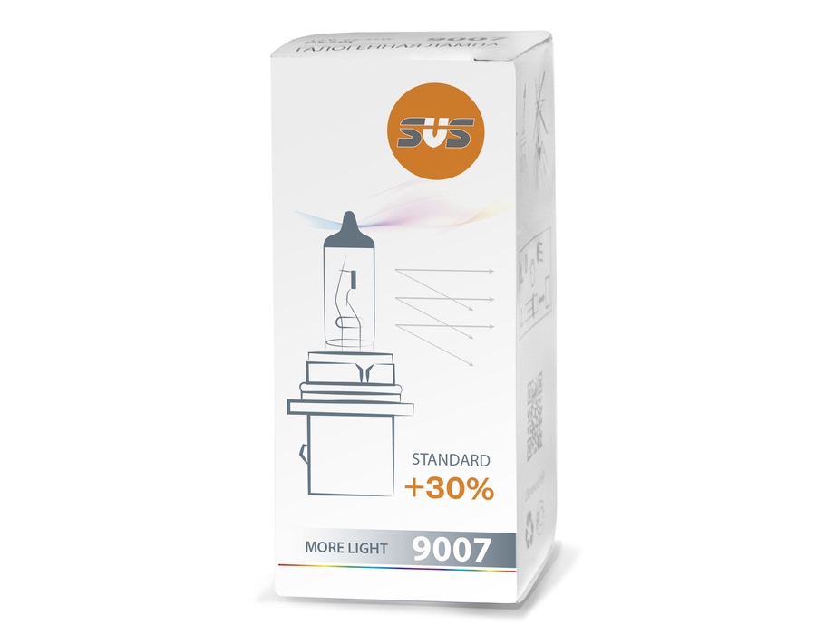 

Галогенная лампа SVS Standard +30% HB5 12V 65/55W, Standard +30%