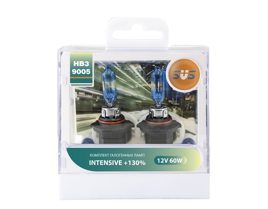 

Галогенная лампа SVS Intensive +130% HB3 12V 60W