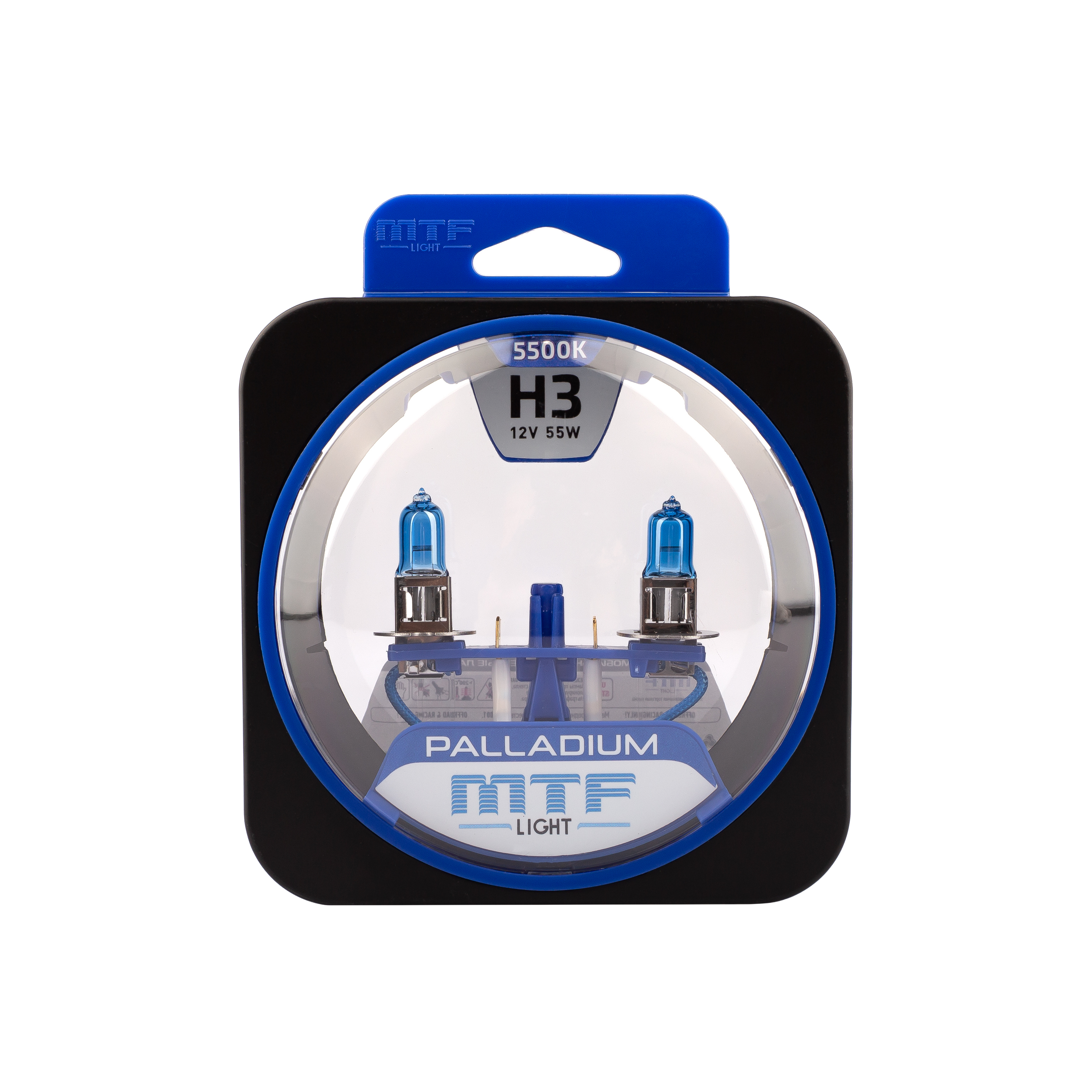 

Галогенная лампа MTF Light PALLADIUM H3 12V 55W, PALLADIUM