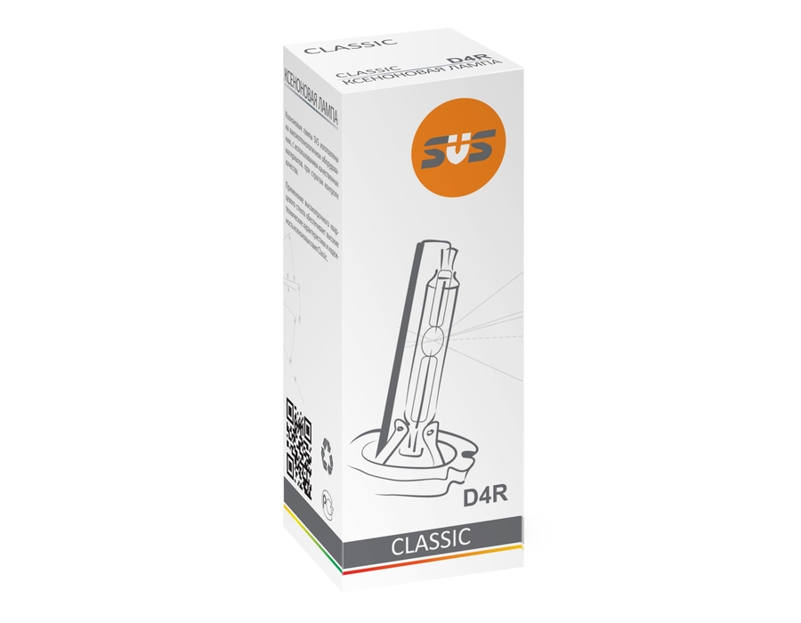 

Ксеноновая лампа SVS Classic D4R 12V 35W 5000K, Classic