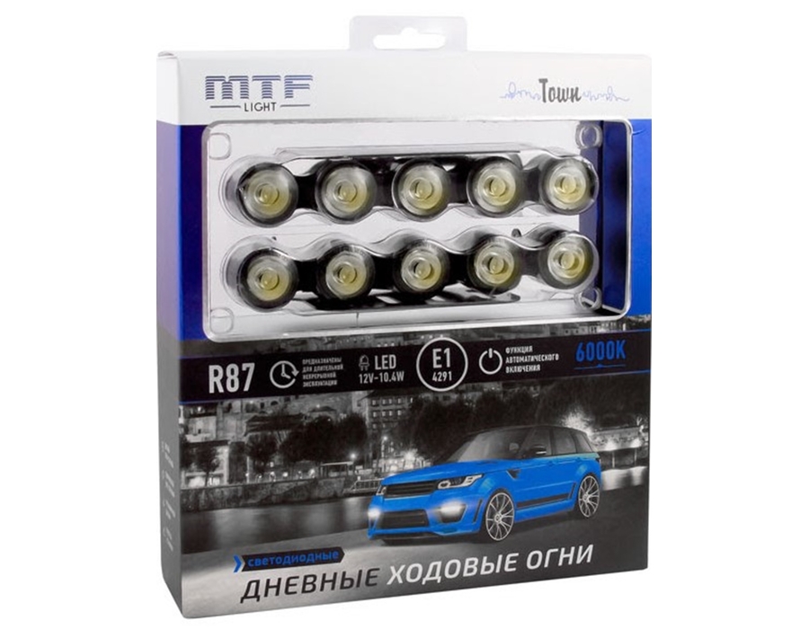 

Дневные ходовые огни MTF Light TOWN 10Вт белые, TOWN