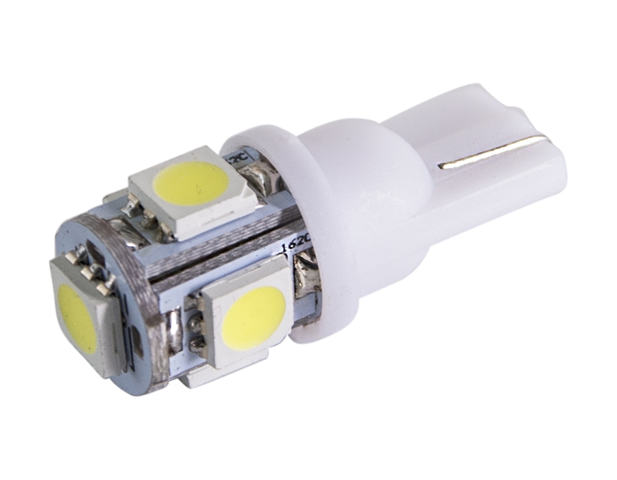 

Светодиодная лампа SVS5W(T10) 12V белая 2шт