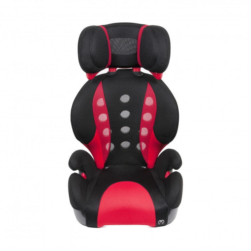 

Автокресло детское Ailebebe Saratto Highback Junior Quattro 3-12 лет 15-36кг черно-красное, Saratto Highback Junior Quattro