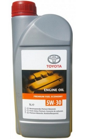 

Моторное масло TOYOTA ENGINE OIL PREMIUM FUEL ECONOMY 5W30 синтетическое 1л