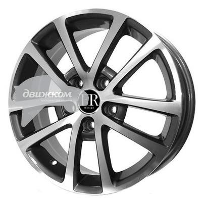

Литые диски FR replica 7x17/5x112 ET43 D57,1 VW23 M/GRA (№22)