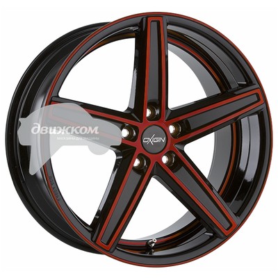 

Литые диски Oxigin 8,5x18/5x114,3 ET42 D72,6 18 Concave Red Polish
